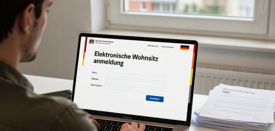 von links: Geschäftsführer der Firma schwa-medico Dr. Pierenkemper und Bürgermeister Jürgen Mock mit dem Testpersonal